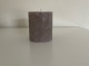 Rustieke taupe kaars